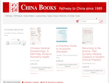 Tablet Screenshot of chinabooks.com.au